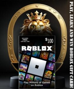 Play, Learn and Win Roblox Gift Card!