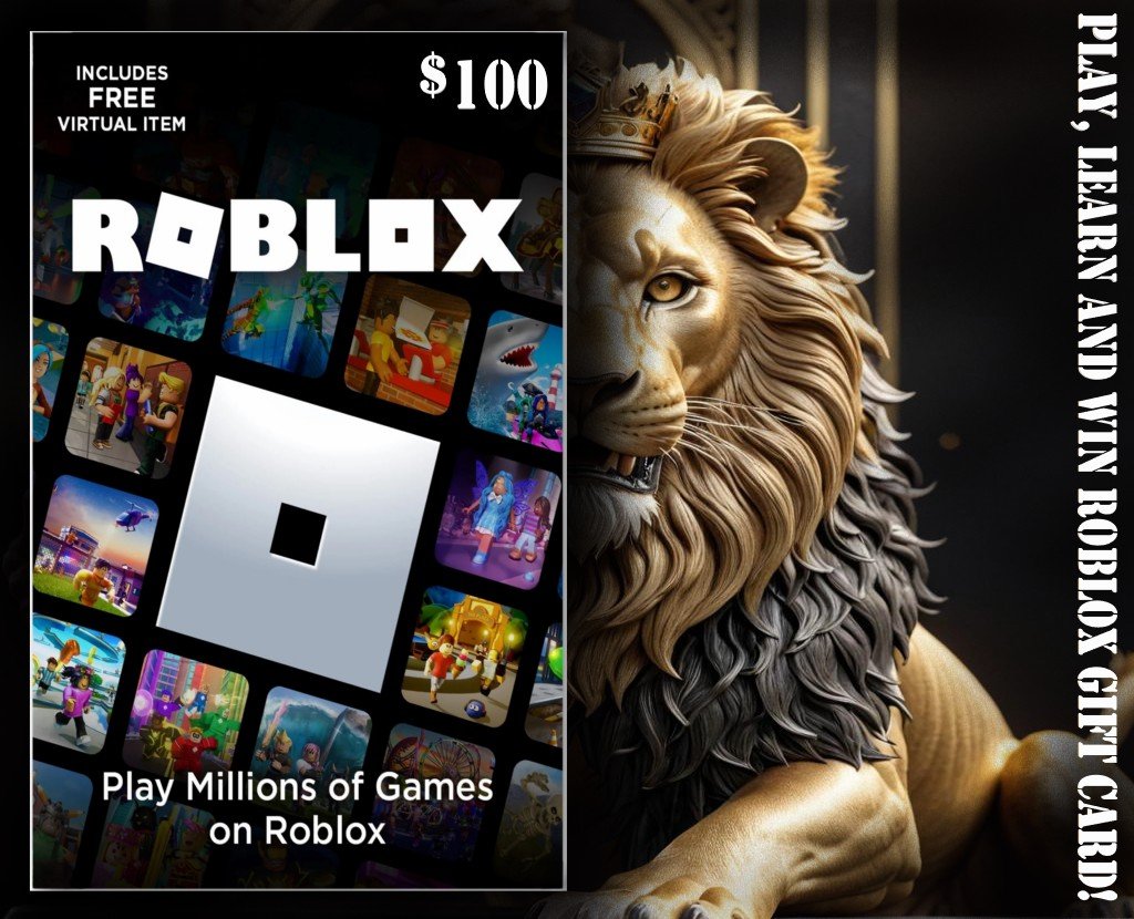 Play Learn and Win Roblox Gift Card