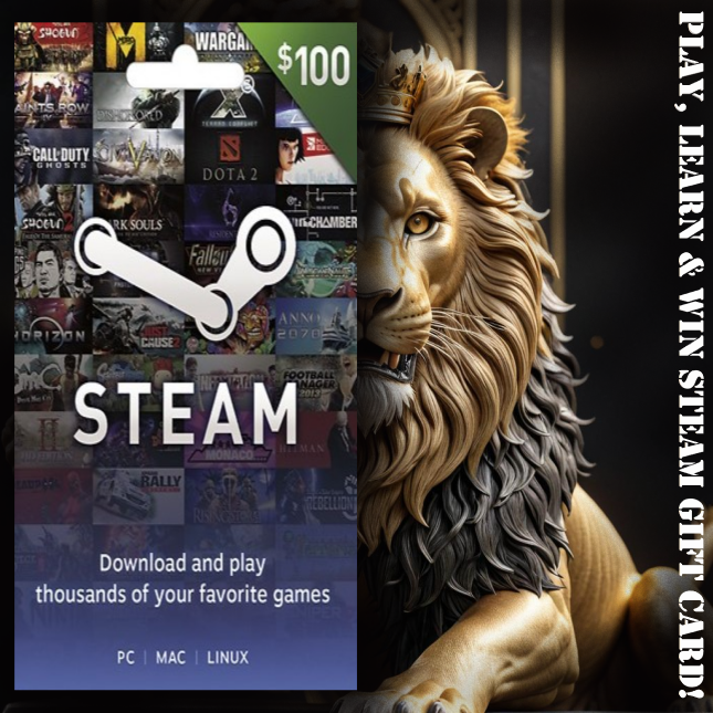 Play Learn and Win Steam Gift Card